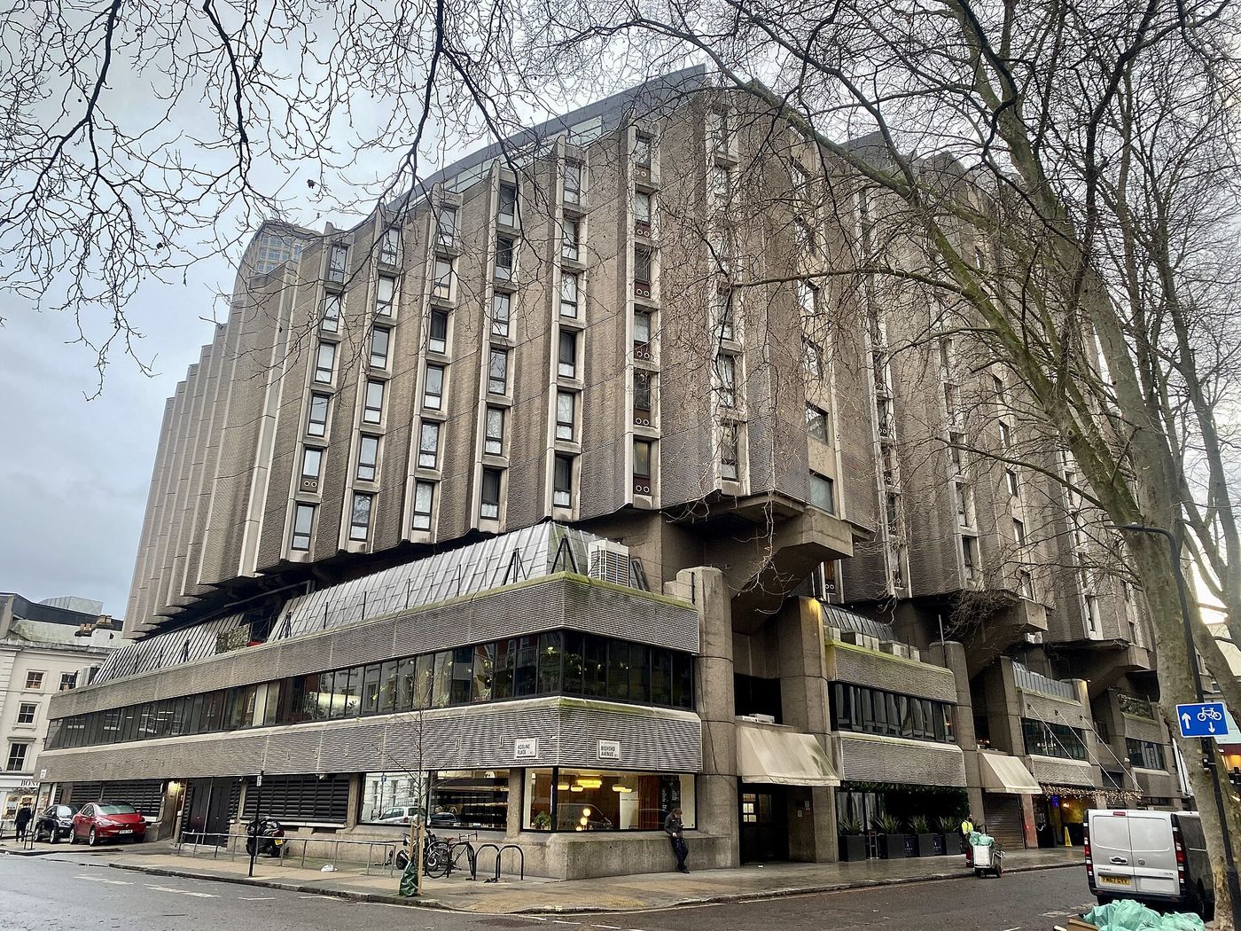 St Giles Hotel building in Bloomsbury photographed in 2024
