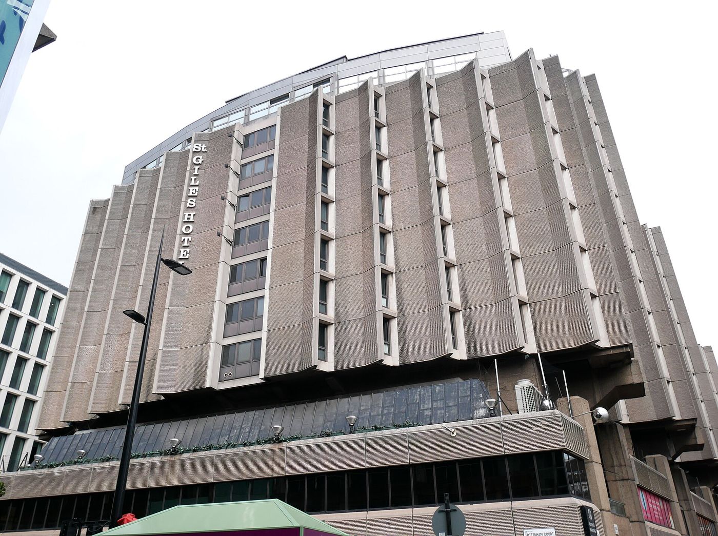 Western face of St Giles Hotel